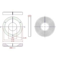 ジョー・プリンス竹下 車輪ストッパーゴム(磁石付) L PC-251-1 1個 65-1836-80（直送品）
