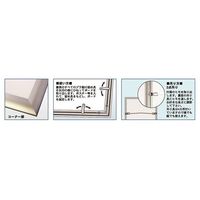 ジャパンアート フラッパ 色紙額 シルバー VP-G32-SV 1枚 63-1945-13（直送品）