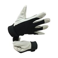 小野商事 豚床革手袋 背抜きタイプ マジックテープ 10双組 Lサイズ AG549-10P-L 1組(10双) 65-0307-04（直送品）