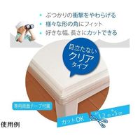 カーボーイ チューブクッション 1.2m クリア BS01 1巻 65-6674-10（直送品）