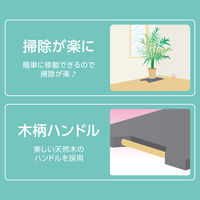 山善(YAMAZEN)　連結できる平台車 超薄型 ハンドル付き スレスレキャリー グレー　YSS-38(GY)　1台