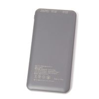 10000mAhモバイルバッテリー ブラック LAKOLE/ラコレ