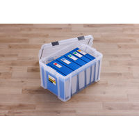 【バックルコンテナ】アイリスオーヤマ コンテナ コンテナボックス 密閉バックルコンテナ 容量43.4L MBR-45R クリア 1箱（3個入）