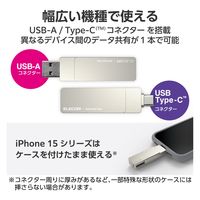 SSD 外付け 500GB USB3.2(Gen2) USBメモリ型 シルバー ESD-EPA0500GSV エレコム 1個
