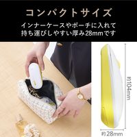 エレコム ILMF/BlueLEDマウス/薄型/静音/無線2.4GHz/4ボタン/イエロー M-TM10DBYL-IL 1個