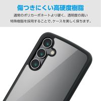 Galaxy A55 5G ケース ハイブリッド 軽量 背面クリア ブラック PM-G243TSLFCBK エレコム 1個