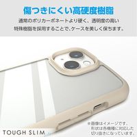 AQUOS wish4 ケース ハイブリッド 薄型 ストラップホール付 カフェオレ PM-S241TSLFCBE エレコム 1個