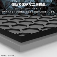 Xperia 10 VI SO-52E ケース ハイブリッド 衝撃吸収 ブラック PM-X241ZEROBK エレコム 1個