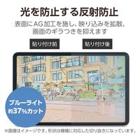 iPad Air (M2) 13インチ 2024年用 フィルム 着脱式 上質紙 ブルーライトカット TB-A24XFLNSPL エレコム 1個