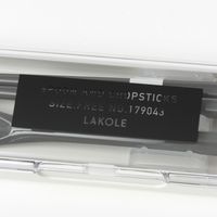 モノクロ箸&スプーンセット ホワイト LAKOLE/ラコレ