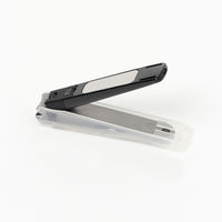 日本製ステンレス爪切り（S） ブラック LAKOLE/ラコレ