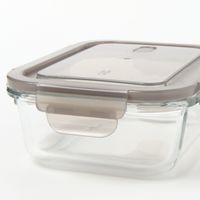 ガラス保存容器（590ml）グレー LAKOLE/ラコレ