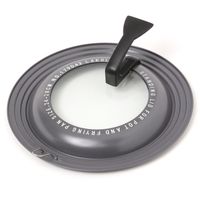 スタンドフライパンカバー（24～28cm）チャコール LAKOLE/ラコレ