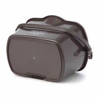 スクエアバケツ（10L）チャコール LAKOLE/ラコレ