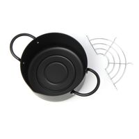 IH天ぷら鍋（16cm）ブラック LAKOLE/ラコレ