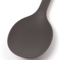 シリコーン調理スプーン（丸形）チャコール LAKOLE/ラコレ