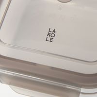 ガラス保存容器（480ml）グレー LAKOLE/ラコレ