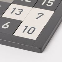 ウッド数字パズル グレー LAKOLE/ラコレ