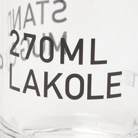 スタンドつきコップ チャコール 1セット（2個） LAKOLE/ラコレ