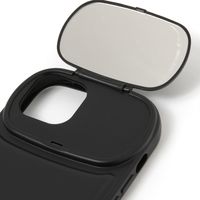 ミラーカバー付きiPhoneケース （iPhone13/14） ブラック LAKOLE/ラコレ