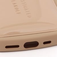 ぷっくりiPhoneケース （iPhone13/14） ベージュ LAKOLE/ラコレ