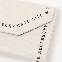 折り畳み小物ケース アイボリー LAKOLE/ラコレ