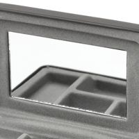 ハード小物ケース（仕切り） チャコール LAKOLE/ラコレ