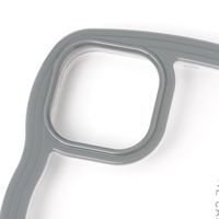 【LAKOLE/ラコレ】 ウェーブデザインiPhoneケース【iPhone13/14】 ブルー