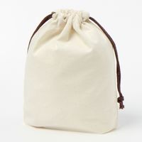 （世界の名作）マチ付き巾着ポーチ モナリザ 1セット（2個） LAKOLE/ラコレ