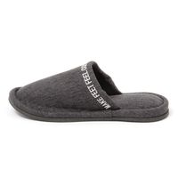 刺繍ロゴスリッパ チャコール 1セット（2足） LAKOLE/ラコレ