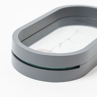 オーバルフッキングフレーム チャコール LAKOLE/ラコレ