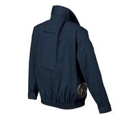 クロダルマ エアセンサー ハーネス対応長袖ジャンパー ネイビー ファンバッテリーセット 7L 258861-11-7L-KS100 1SET（直送品）
