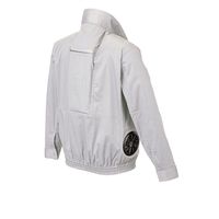 クロダルマ エアセンサー ハーネス対応長袖ジャンパー シルバー 3L 258861-40-3L 1枚（直送品）