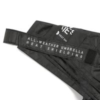 【LAKOLE/ラコレ】 晴雨&遮熱折り畳み傘 ブラック