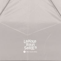 自動開閉折り畳み傘 グレー LAKOLE/ラコレ