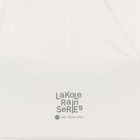 自動開閉折り畳み傘 アイボリー LAKOLE/ラコレ