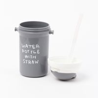 らこれキッズ ストロー付きボトル ブルー LAKOLE/ラコレ