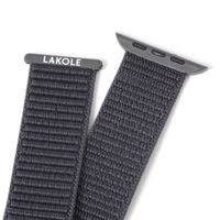 AppleWatchベルト（ゴム）42/44/45/49mm対応 チャコール LAKOLE/ラコレ