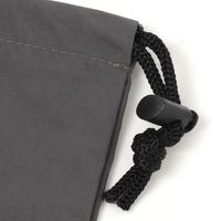 【LAKOLE/ラコレ】 （SPA&TRAVEL）巾着（S） チャコール