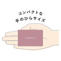 ダイゴー ミニ IDPWブック ブラック U1048 1セット(10冊)（直送品）