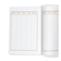 ササガワ 芳名帳 郵便番号枠付き 5行罫 桃 31-142 1セット(1冊×3)