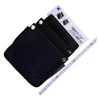 コヅチ 内側ポケット付ナイロン腰袋 A2 黒 1個（直送品）