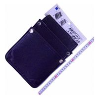 コヅチ 内側ポケット付レザー腰袋 A2 黒 1個（直送品）