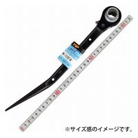 トップ工業 両口ラチェットレンチ 鳶仕様 RM-17X21NBT-BK 1個（直送品）