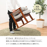 【軒先渡し】萩原 高座椅子 グレー LZ-4377GY 1台（直送品）