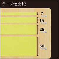 ヤマト メモックロールテープ 7・15・25mm3巻入 RK-MCH-A 1個