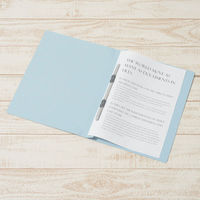 プラス　フラットファイル　A4タテ　樹脂製とじ具　ロイヤルブルー　青　10冊　No.021N（わけあり品）