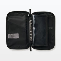 無印良品 ポケットが選べるコレクションケース A5スリム 約幅265×高さ155×マチ25mm 黒 良品計画