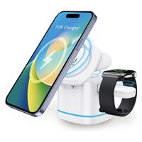 エアージェイ 3in1マグネット付きワイヤレス充電器 AWJ-3MG1 1台