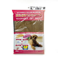 洗える布ペットシーツ ワイドサイズ ブラウン L 国産 1枚 ジャンプ